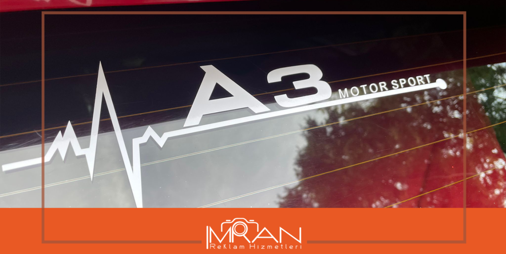 Audi A3 Tavan Siyah Folyo Kaplama ve Sticker Kesim Uygulama