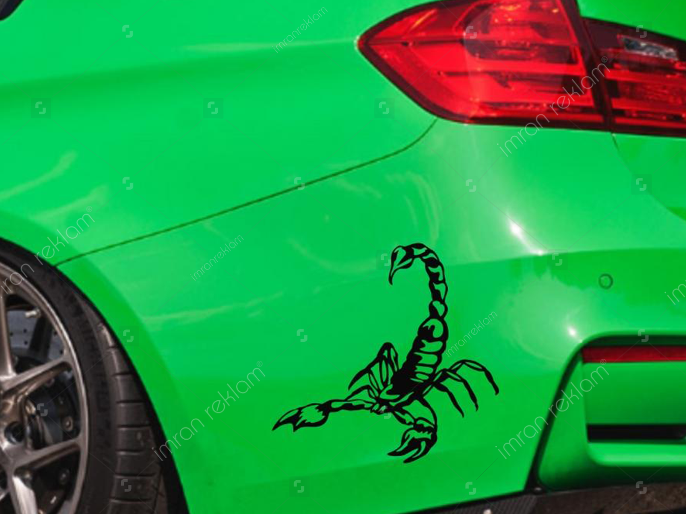 Akrep Sticker 15 CM