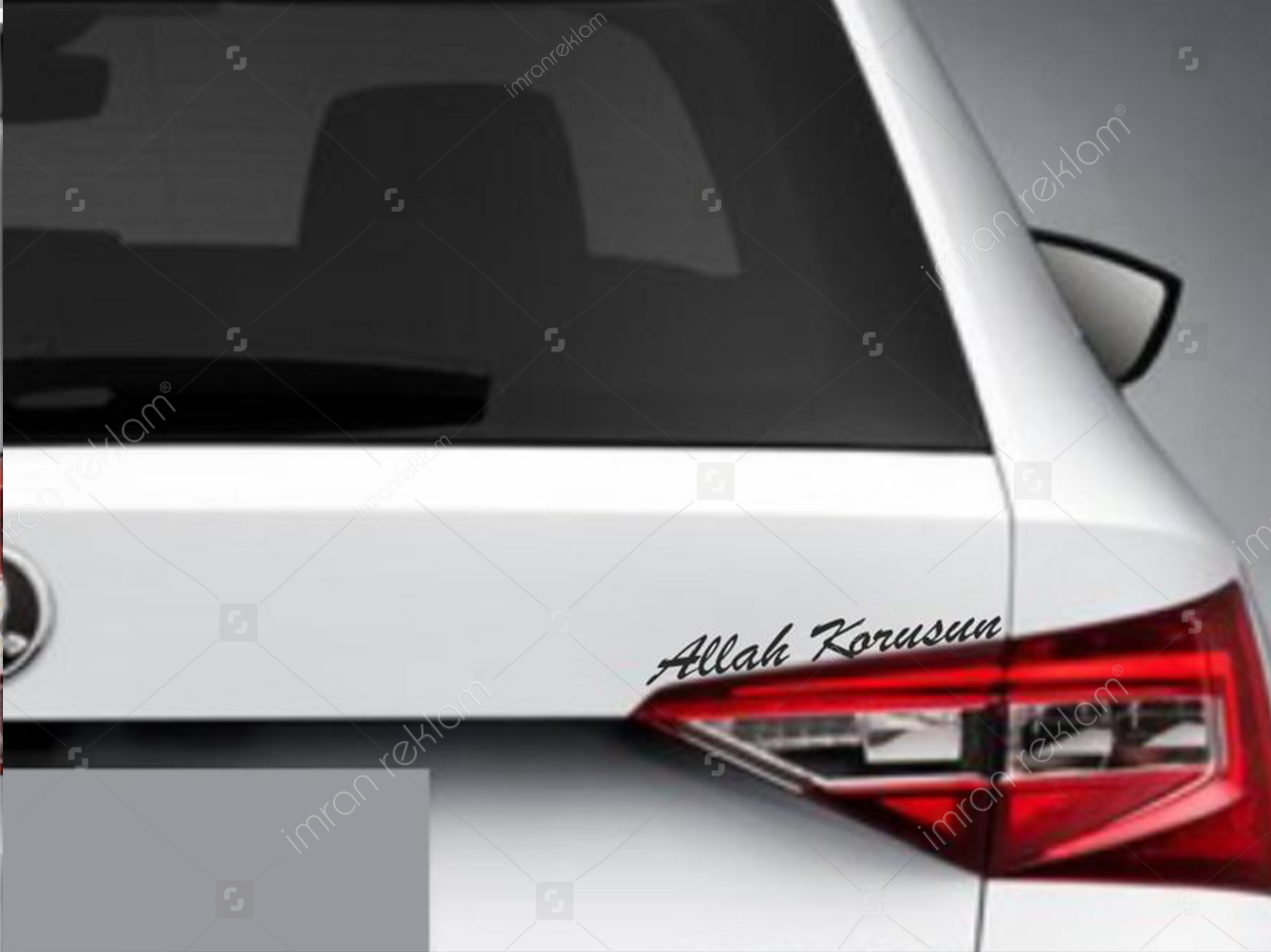 Allah Korusun Oto Sticker
