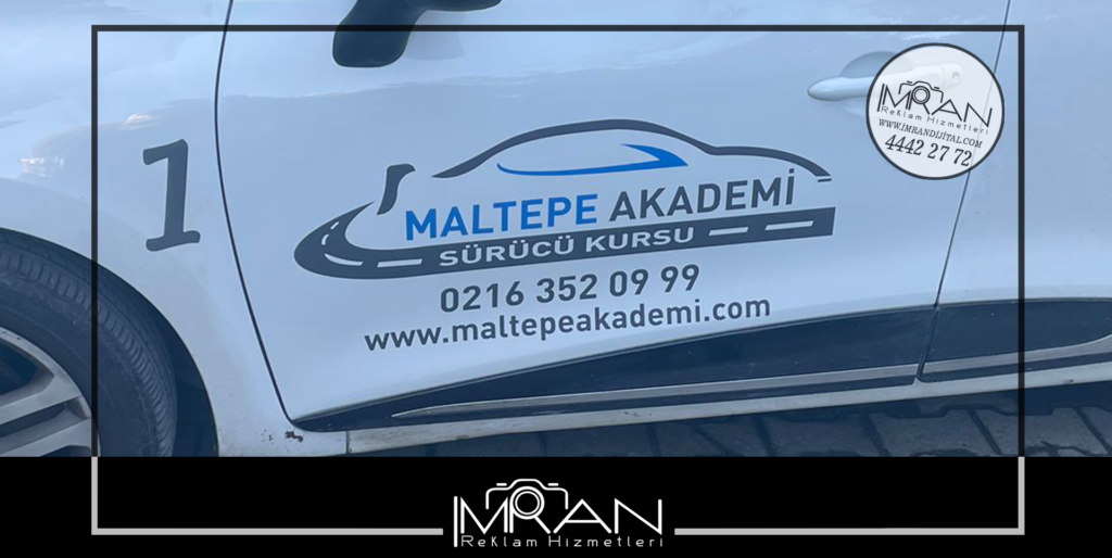 Sürücü Kursu Aracı Logo Kaplama