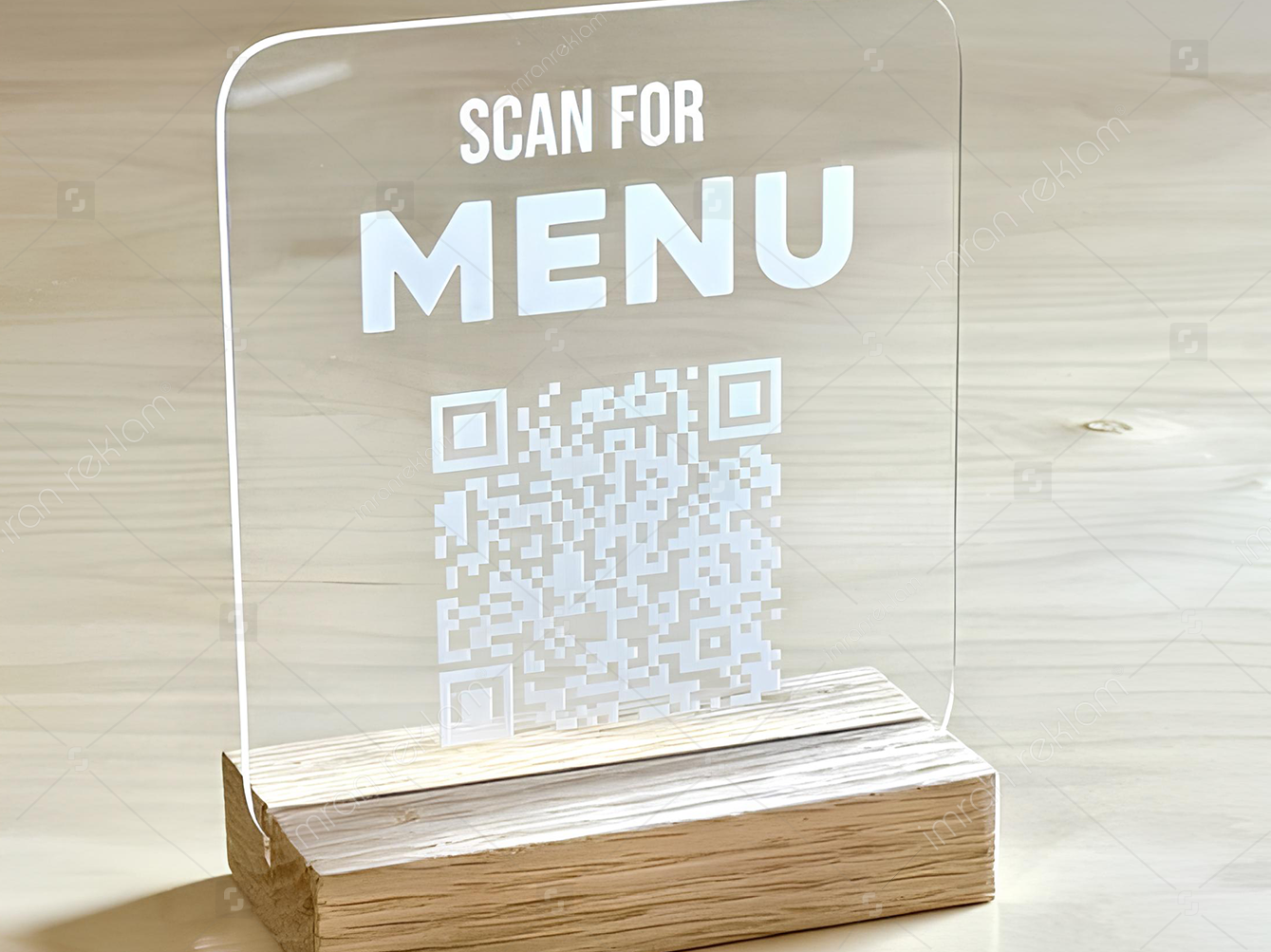 Pleksi QR Restoran Menüsü