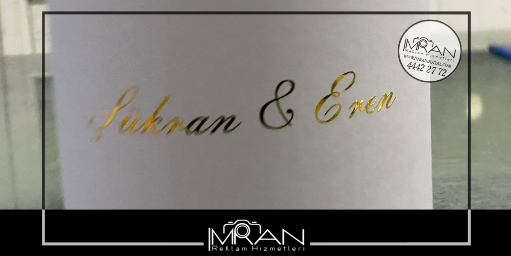 İsteme Çiçeği Üzeri Yazı Kesim Uygulama