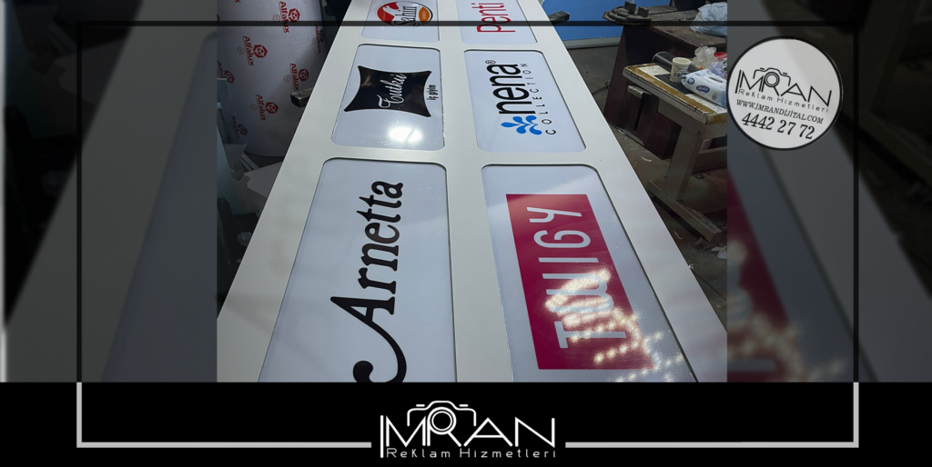 Kompozit Oyma İç Giyim Mağazası Işıklı Tabela