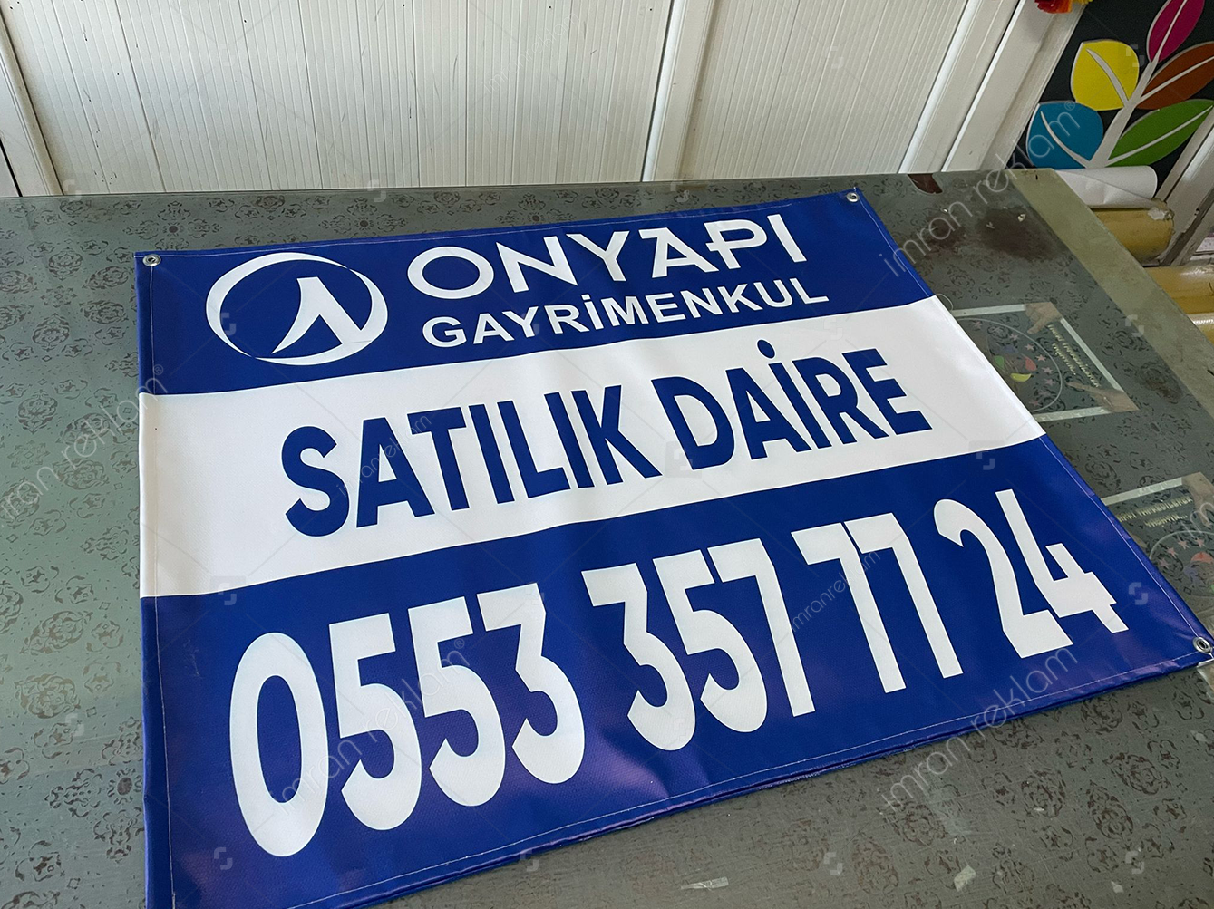 Satılık Daire Gayrimenkul Afişleri