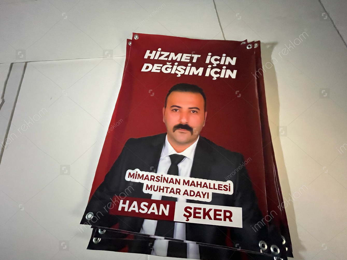Muhtar Adayı Seçim Afişleri