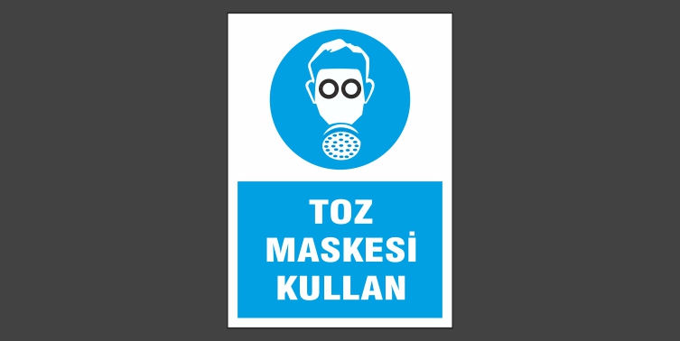 Toz Maskesi Kullan Levhası 3111