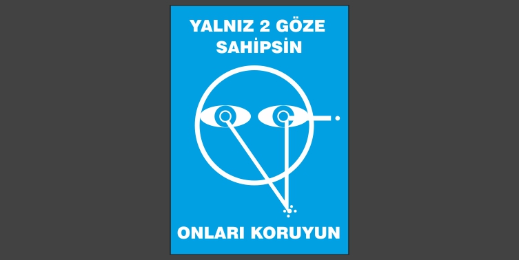 Yalnız 2 Göze Sahipsin Onları Koruyun Levhası 3126