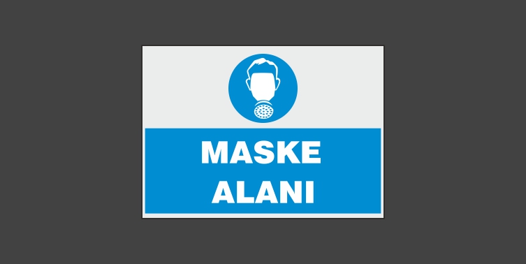 Maske Alanı Levhası 11133