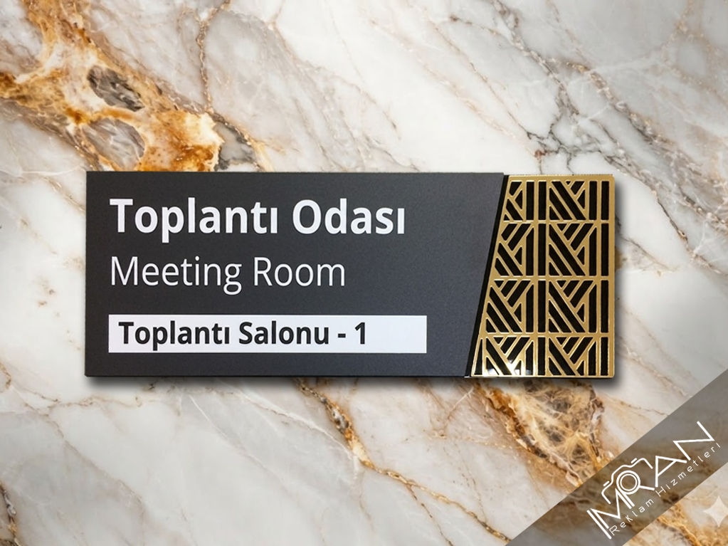 Toplantı Odası Kapı isimliği Modelleri