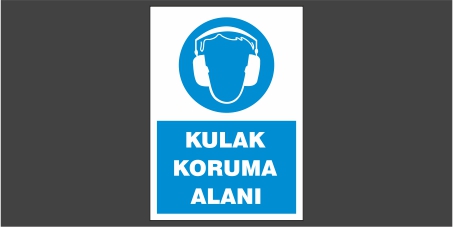 Kulak Koruma Alanı Levhası 15122