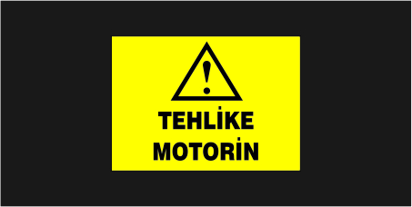 Tehlike Motorin Levhası 17111