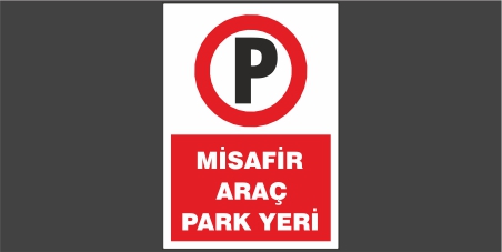 Misafir Araç Park Yeri Levhası 28105