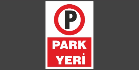 Park Yeri Levhası 28104