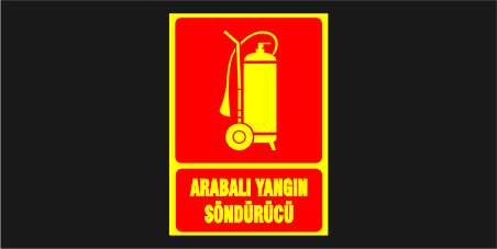 Arabalı Yangın Söndürücü Levhası 38126