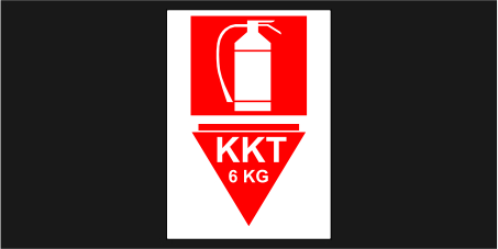 KKT 6 Kg Yangın Söndürücü Levhası 36109