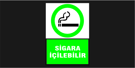 Sigara İçilebilir Levhası 37108