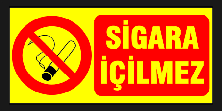 Sigara İçilmez Levhası 38122