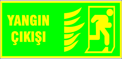 Yangın Çıkışı Levhası 38116