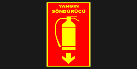 Yangın Söndürücü Levhası 38112