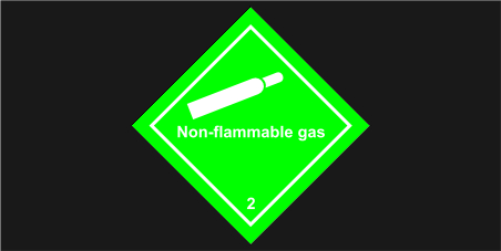 Yanıcı Olmayan Gaz Uyarı Levhası 40105